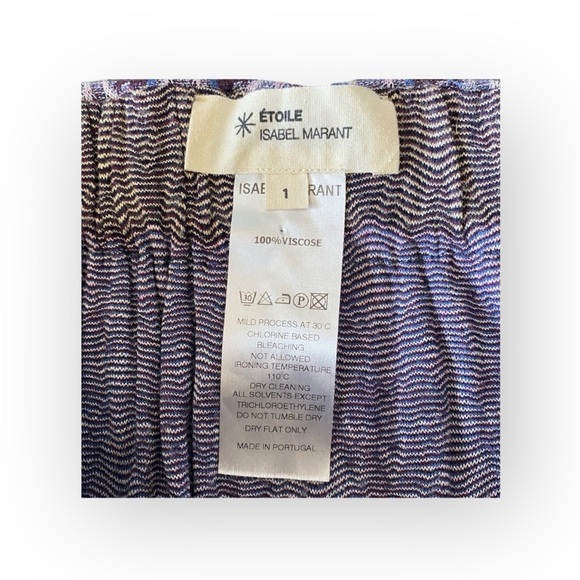 Etoile Isabel Marant ☀︎︎ Print Silk Viscose Skirt ☀︎ Strapless Top ☀︎ 1 Small ☀︎ - Picture 10 of 16